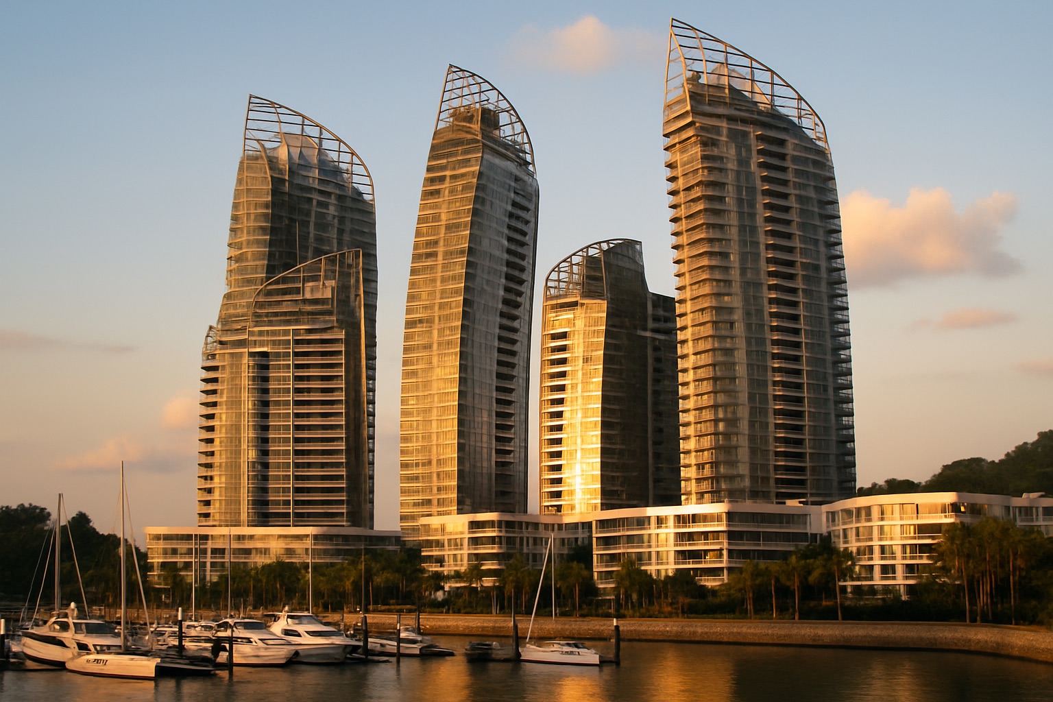 4-bedroom penthouse at Reflections at Keppel Bay