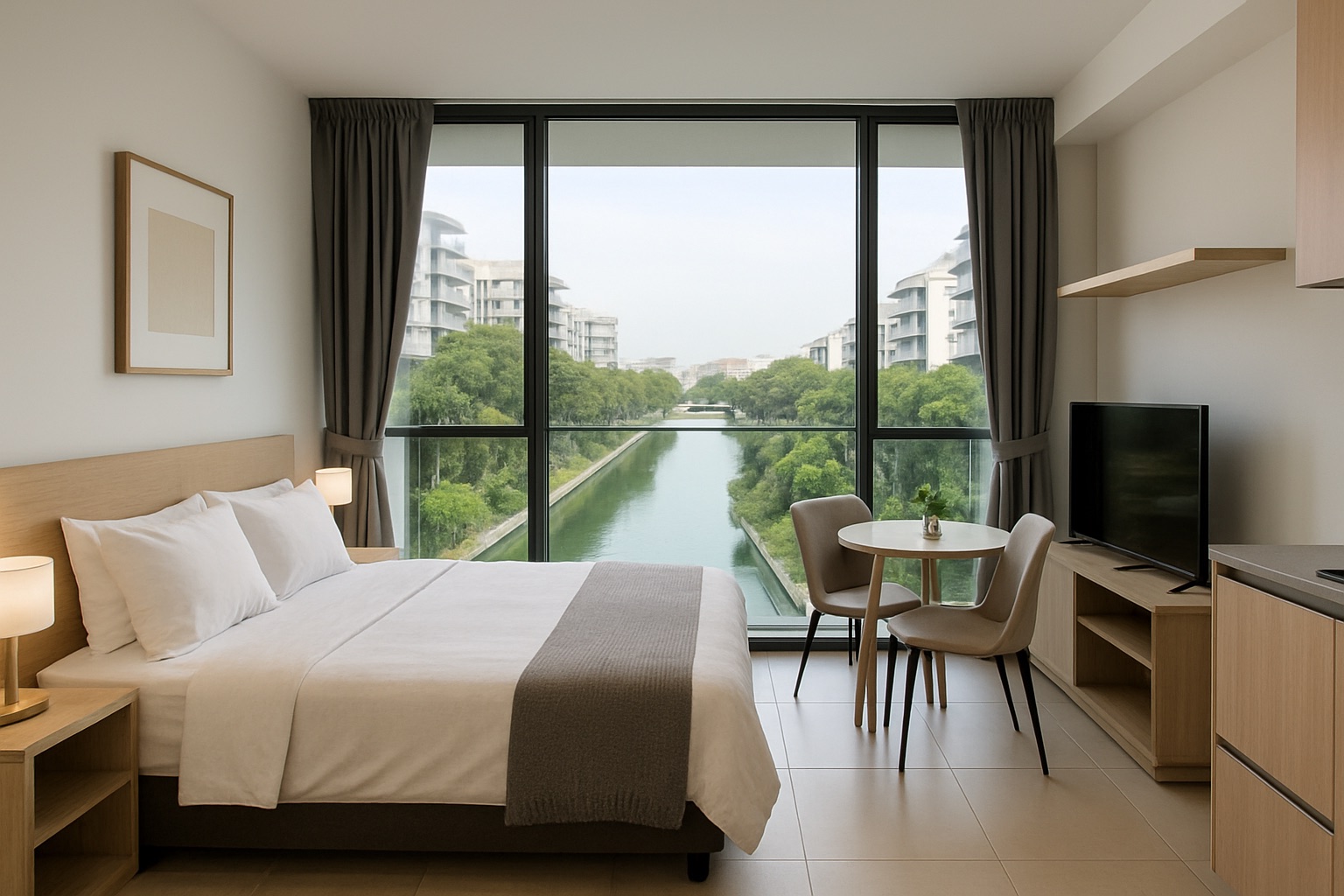 Studio apartment at Punggol Waterway Terraces